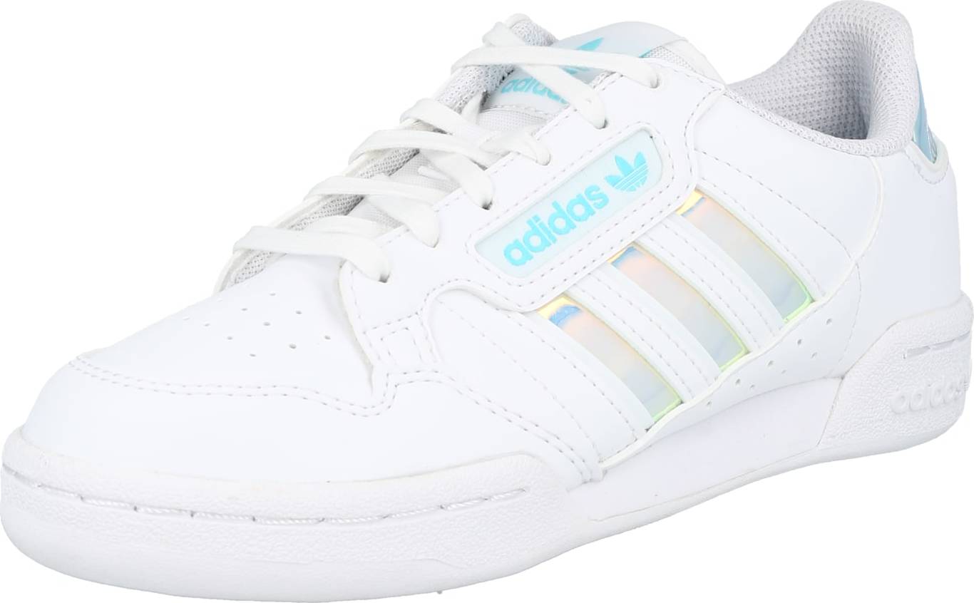ADIDAS ORIGINALS Tenisky 'Continetal 80' bílá / aqua modrá / fuchsiová