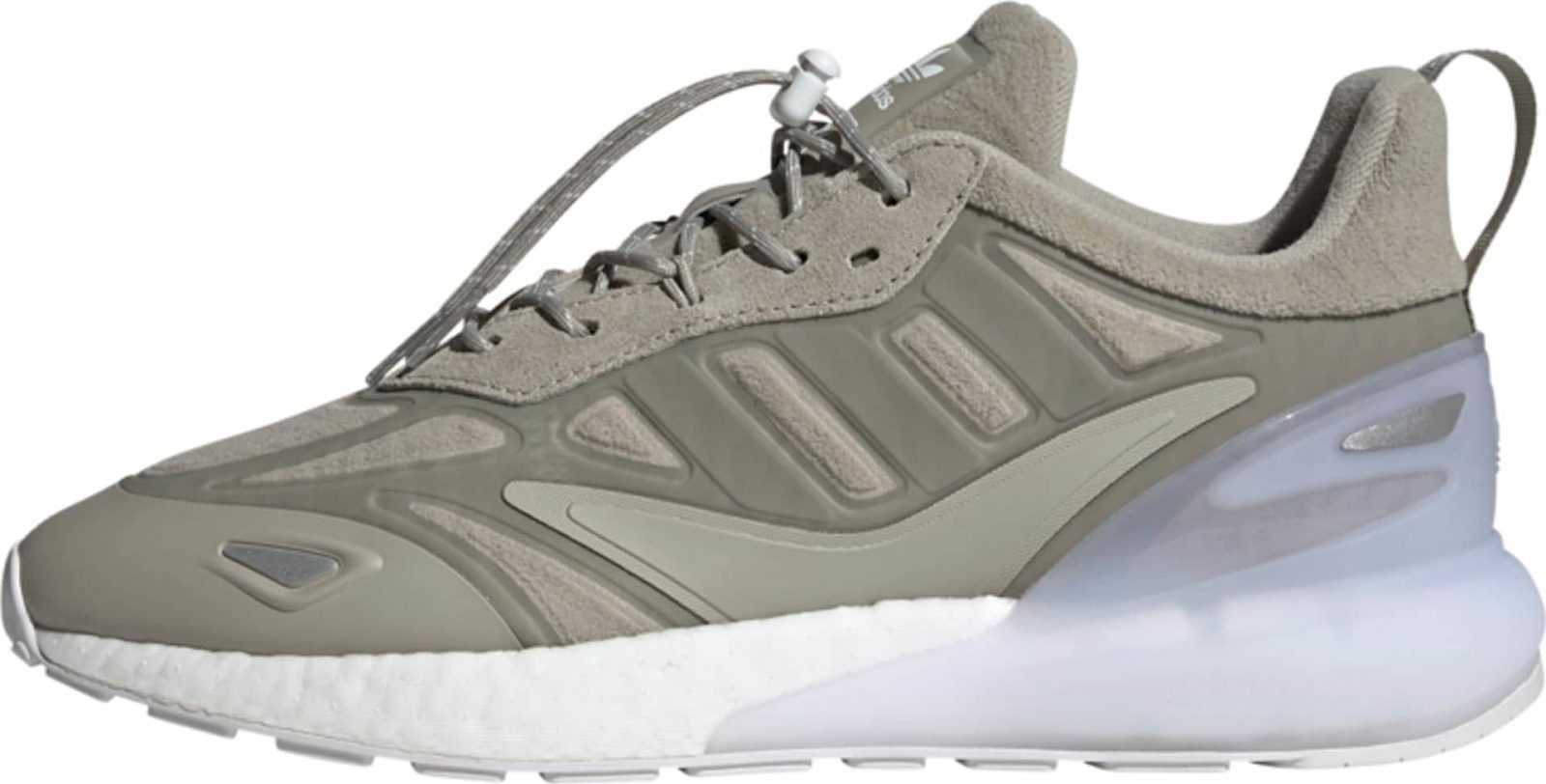 ADIDAS ORIGINALS Tenisky ' ZX 2K BOOST 2.0 ' béžová / zelená / bílá / šedá
