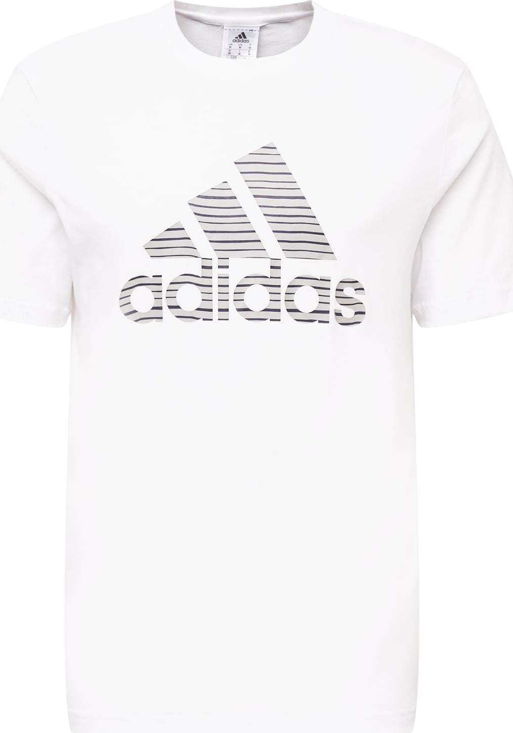 ADIDAS PERFORMANCE Funkční tričko bílá / šedá