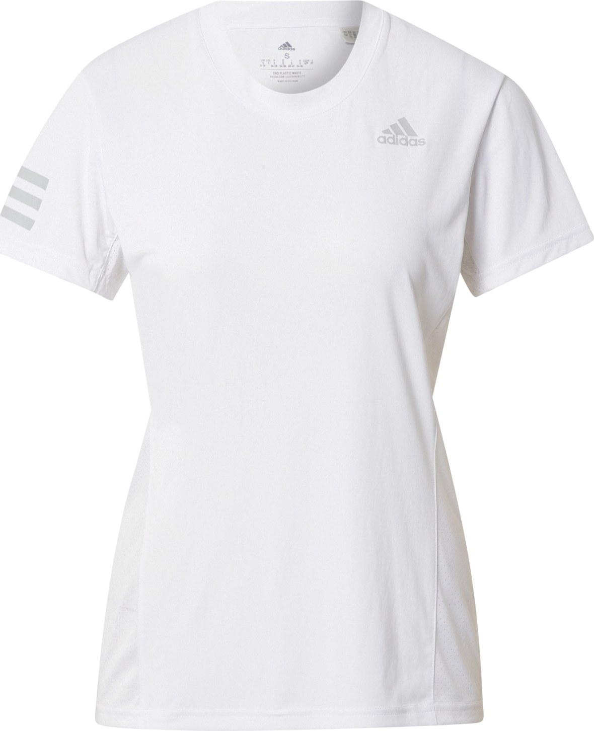 ADIDAS PERFORMANCE Funkční tričko 'Club' bílá / stříbrná