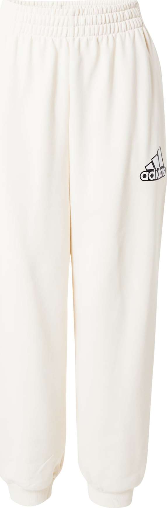 ADIDAS PERFORMANCE Sportovní kalhoty bílá / černá