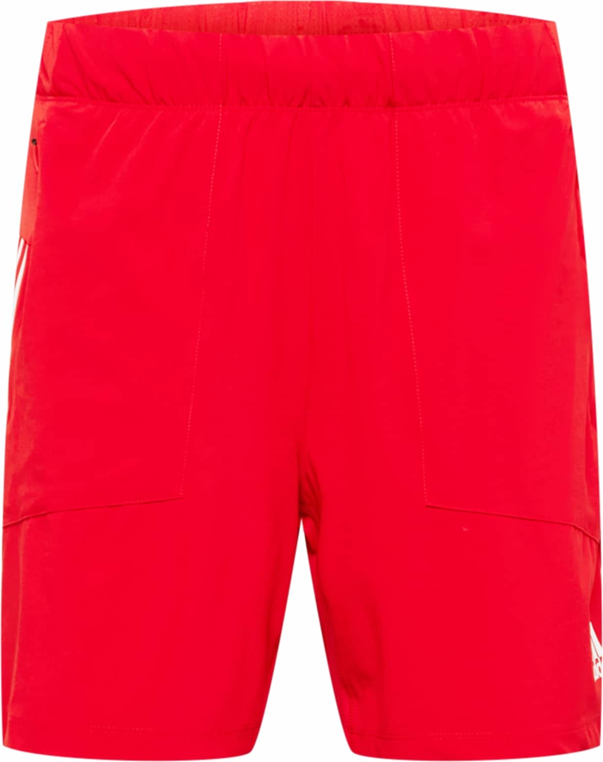 ADIDAS PERFORMANCE Sportovní kalhoty červená / bílá