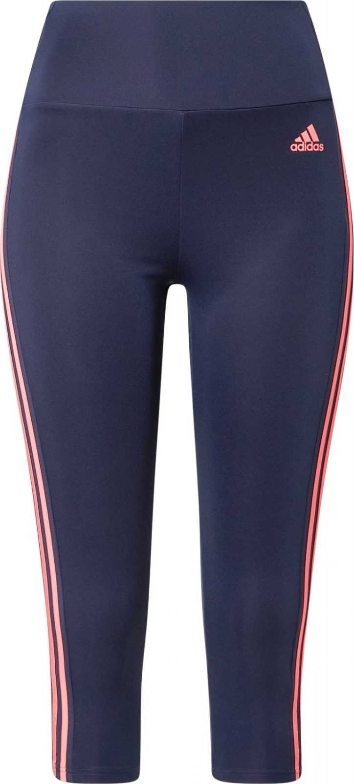 ADIDAS PERFORMANCE Sportovní kalhoty pink / námořnická modř