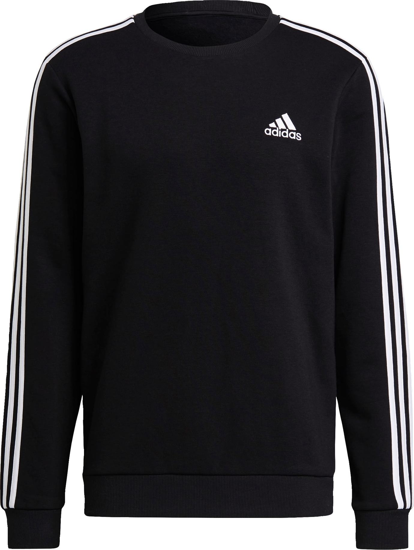 ADIDAS PERFORMANCE Sportovní mikina černá / bílá