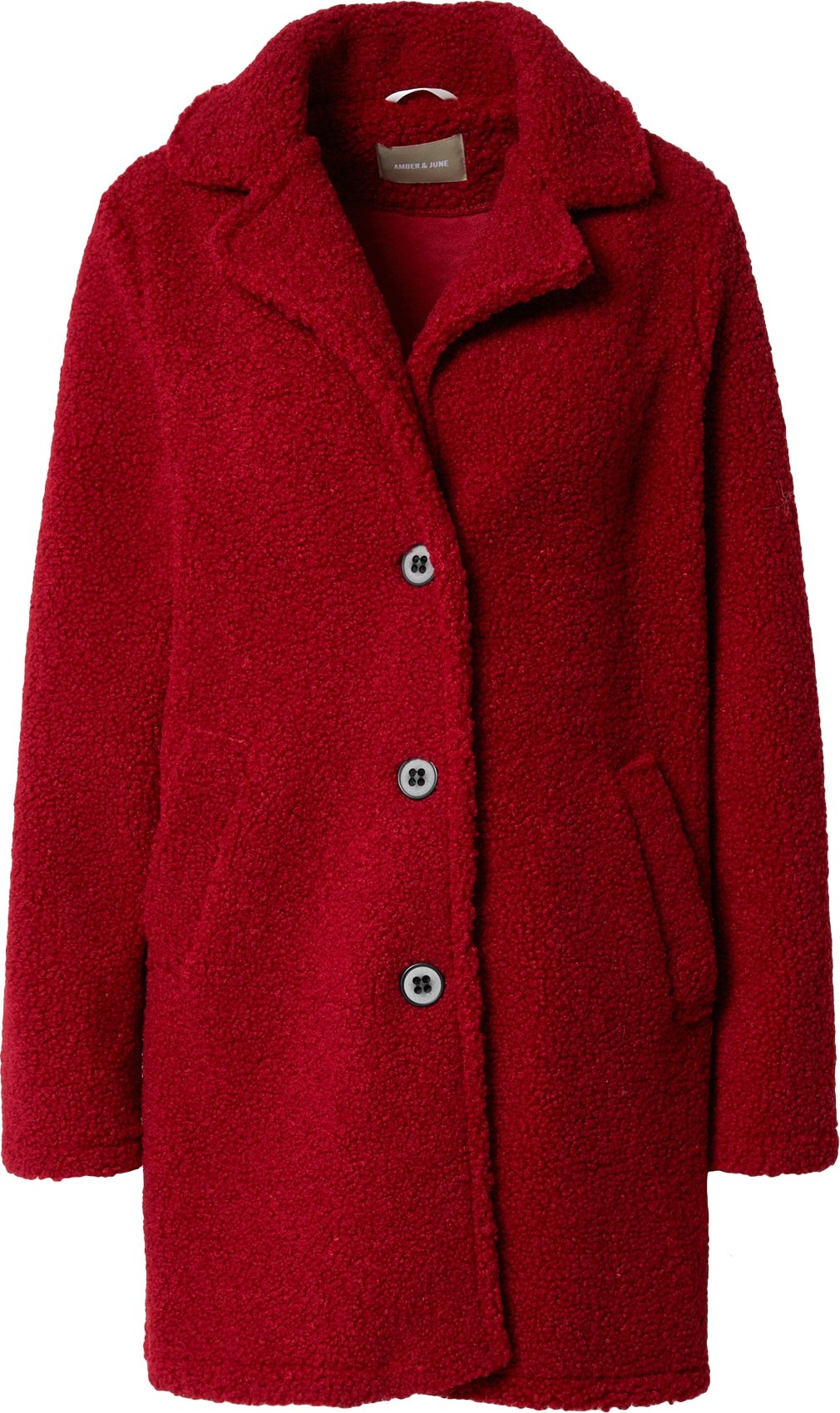 Amber & June Přechodný kabát červená