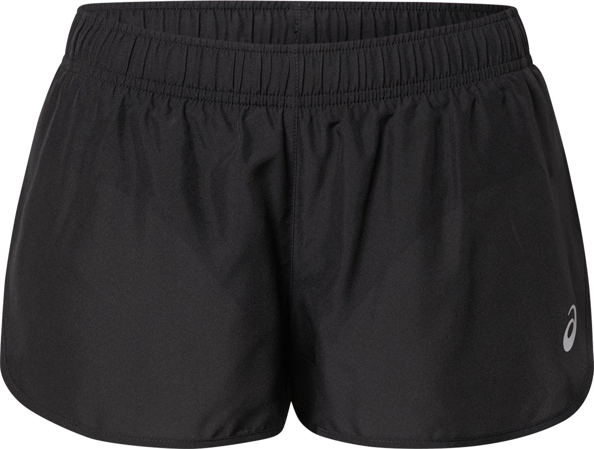 ASICS Sportovní kalhoty černá / šedá