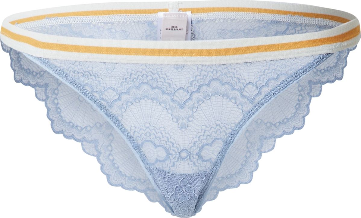BeckSöndergaard Kalhotky světlemodrá / offwhite / oranžová