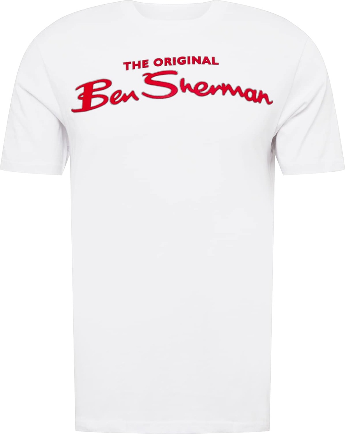 Ben Sherman Tričko 'Signature' bílá / červená