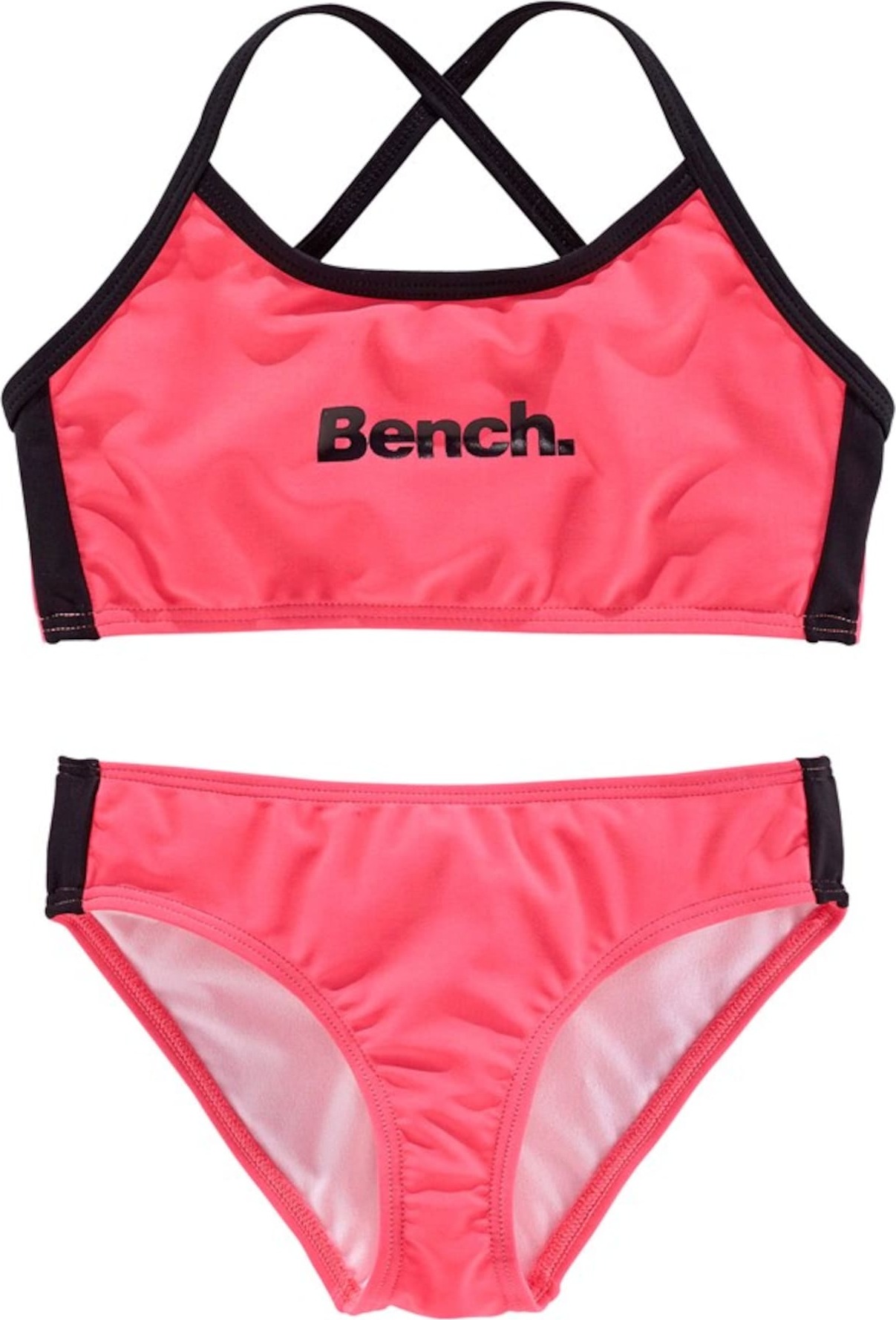 BENCH Sportovní plavky černá / pitaya