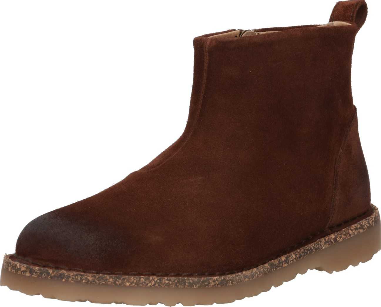 BIRKENSTOCK Kotníkové boty 'Melrose' hnědá