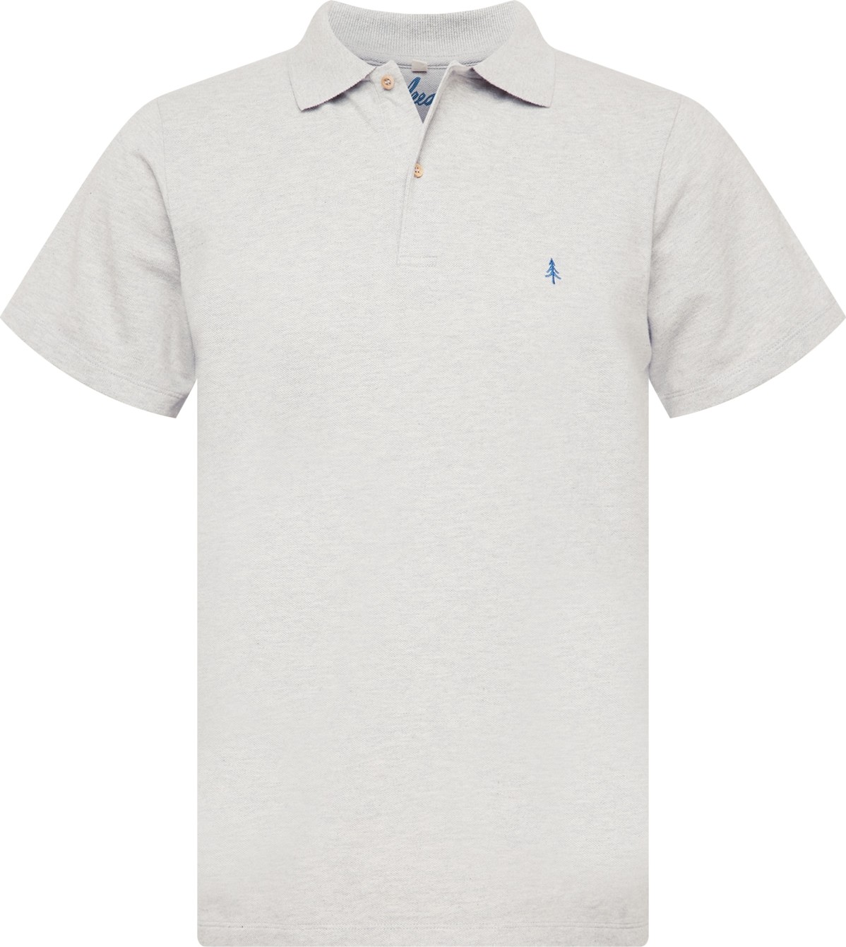 bleed clothing Tričko šedý melír / nebeská modř