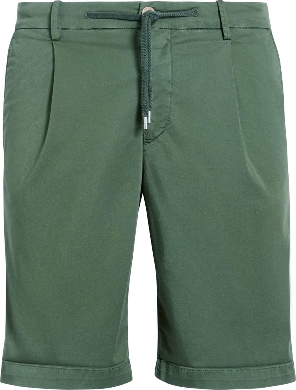 Boggi Milano Kalhoty se sklady v pase zelená