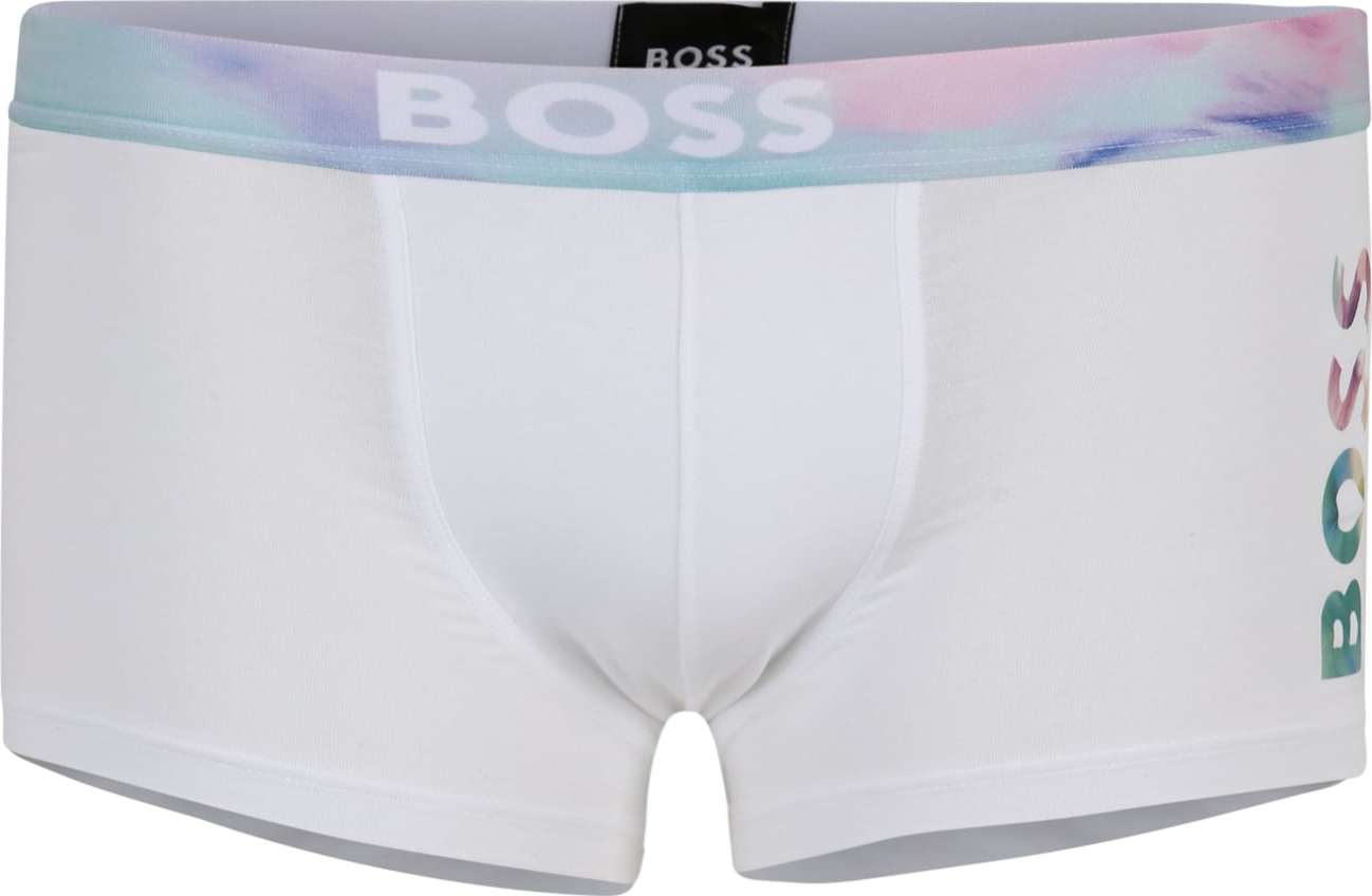 BOSS Black Boxerky bílá / trávově zelená / šeříková / růžová / světlemodrá