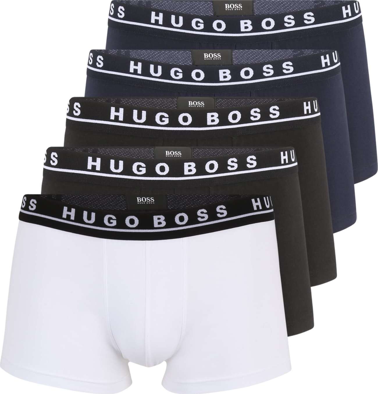BOSS Black Boxerky námořnická modř / černá / bílá