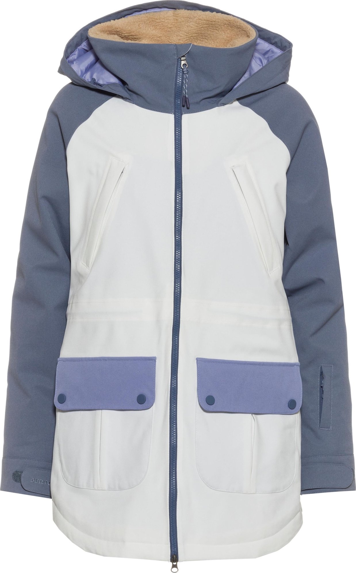 BURTON Outdoorová bunda 'Prowess' bílá / modrá