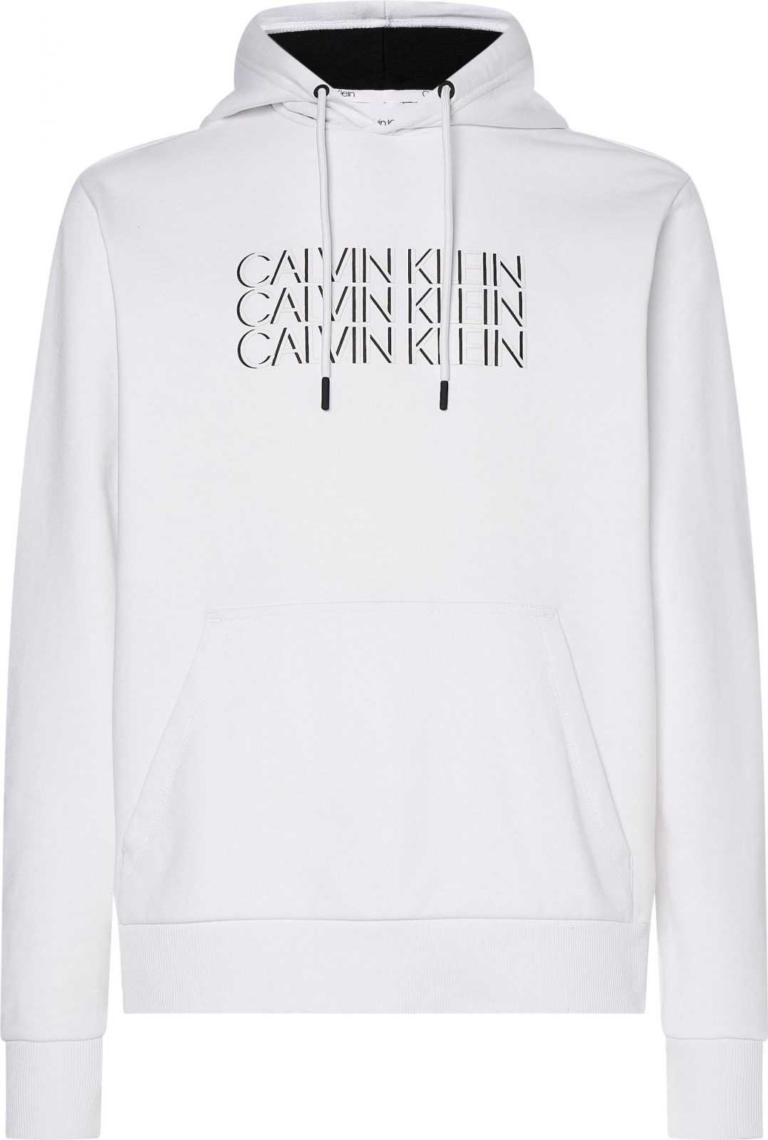 Calvin Klein Mikina černá / bílá