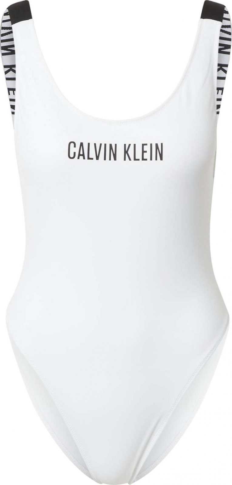 Calvin Klein Swimwear Plavky 'Intense Power' bílá / černá