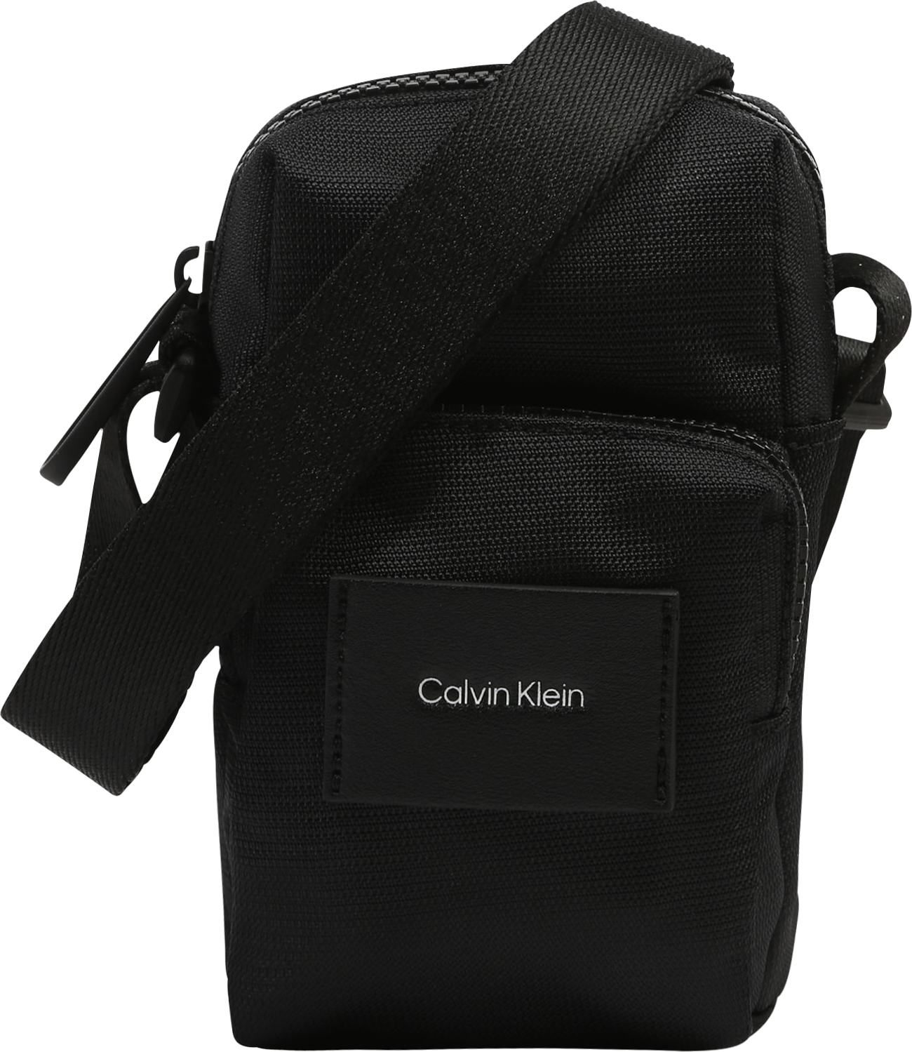 Calvin Klein Taška přes rameno černá / bílá