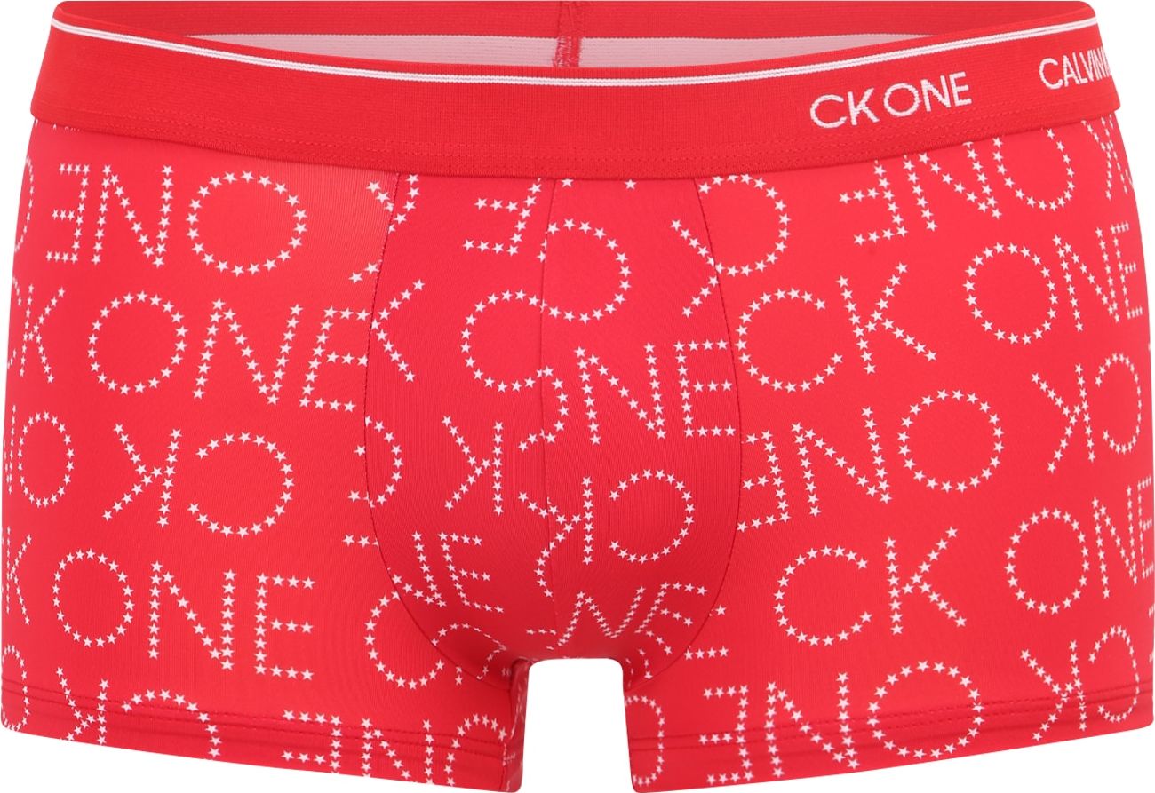 Calvin Klein Underwear Boxerky ohnivá červená / bílá