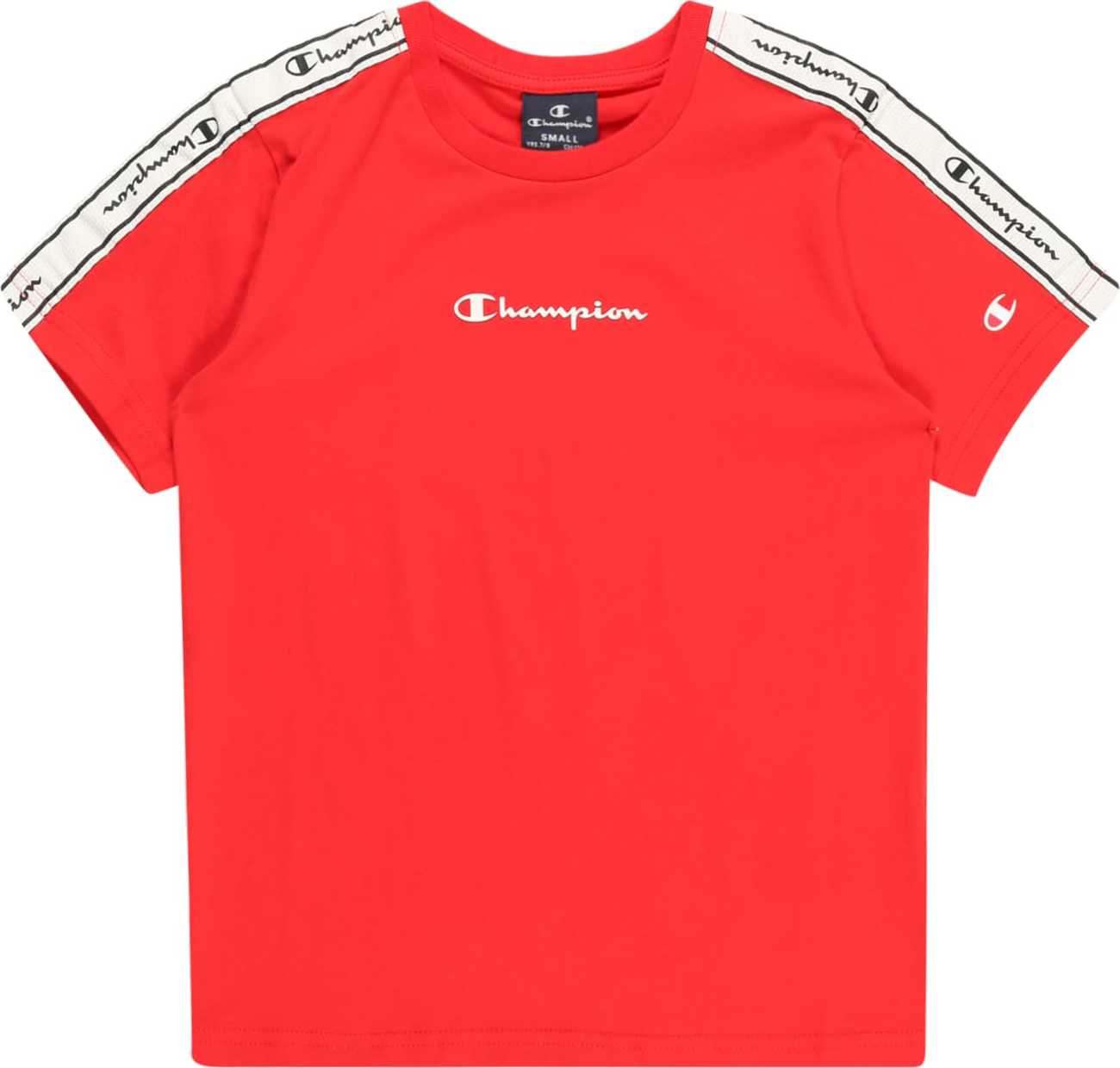 Champion Authentic Athletic Apparel Tričko červená / bílá / černá