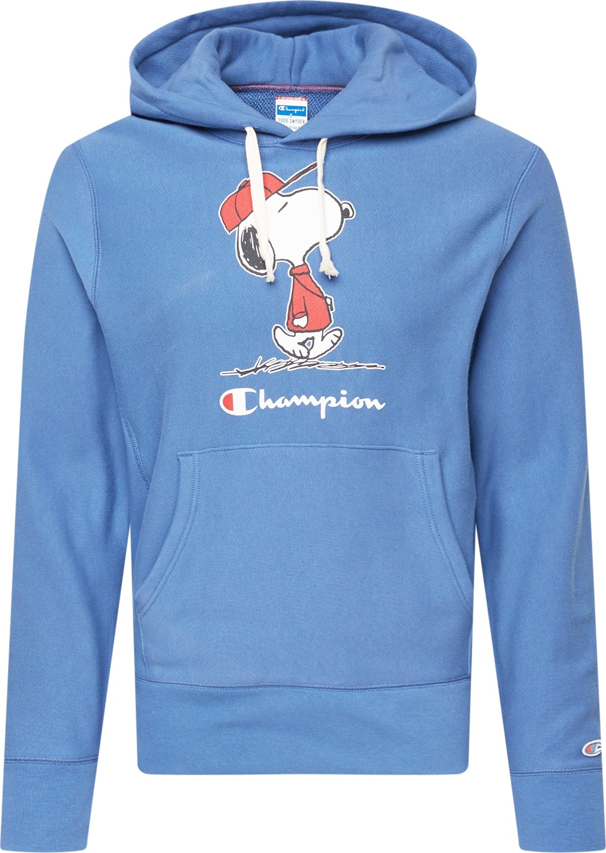 Champion Reverse Weave Mikina modrá / bílá / červená / černá