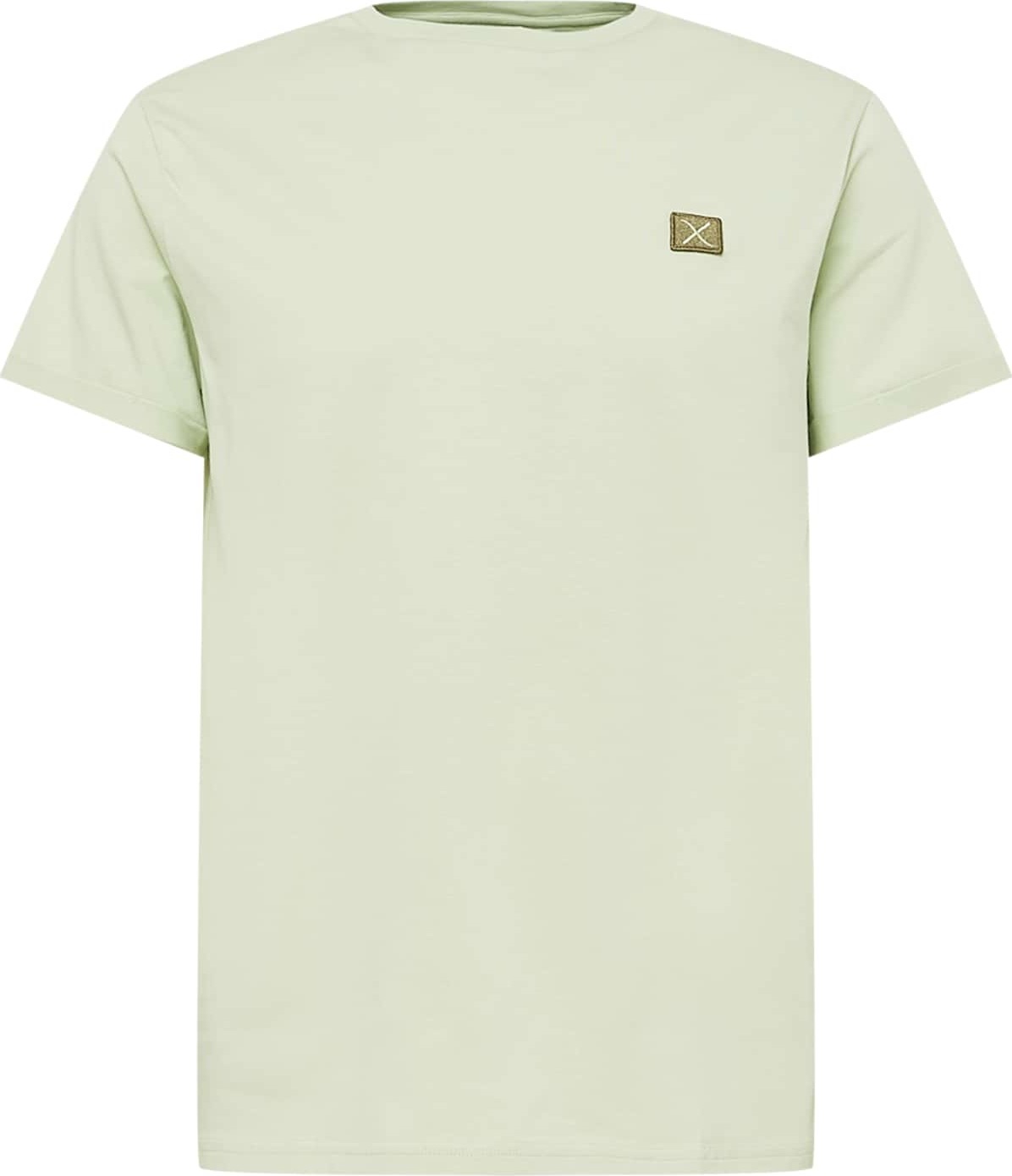 Clean Cut Copenhagen Tričko pastelově zelená / olivová / bílá