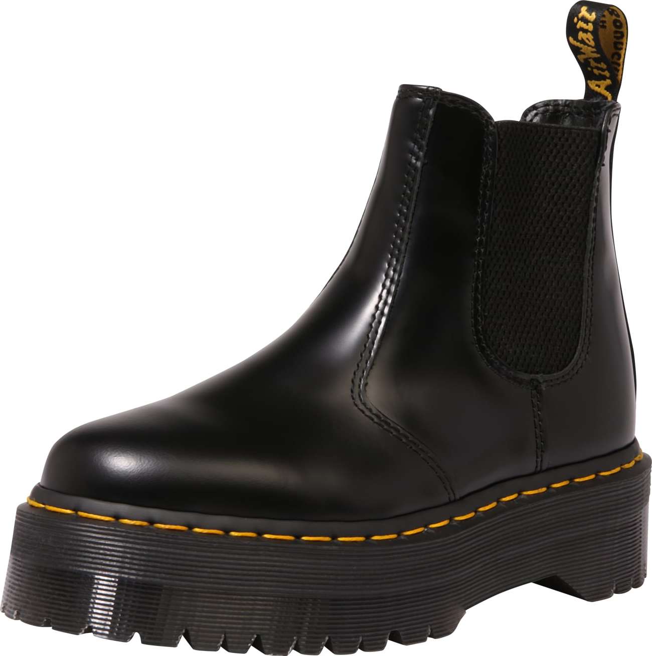 Dr. Martens Chelsea boty černá / žlutá