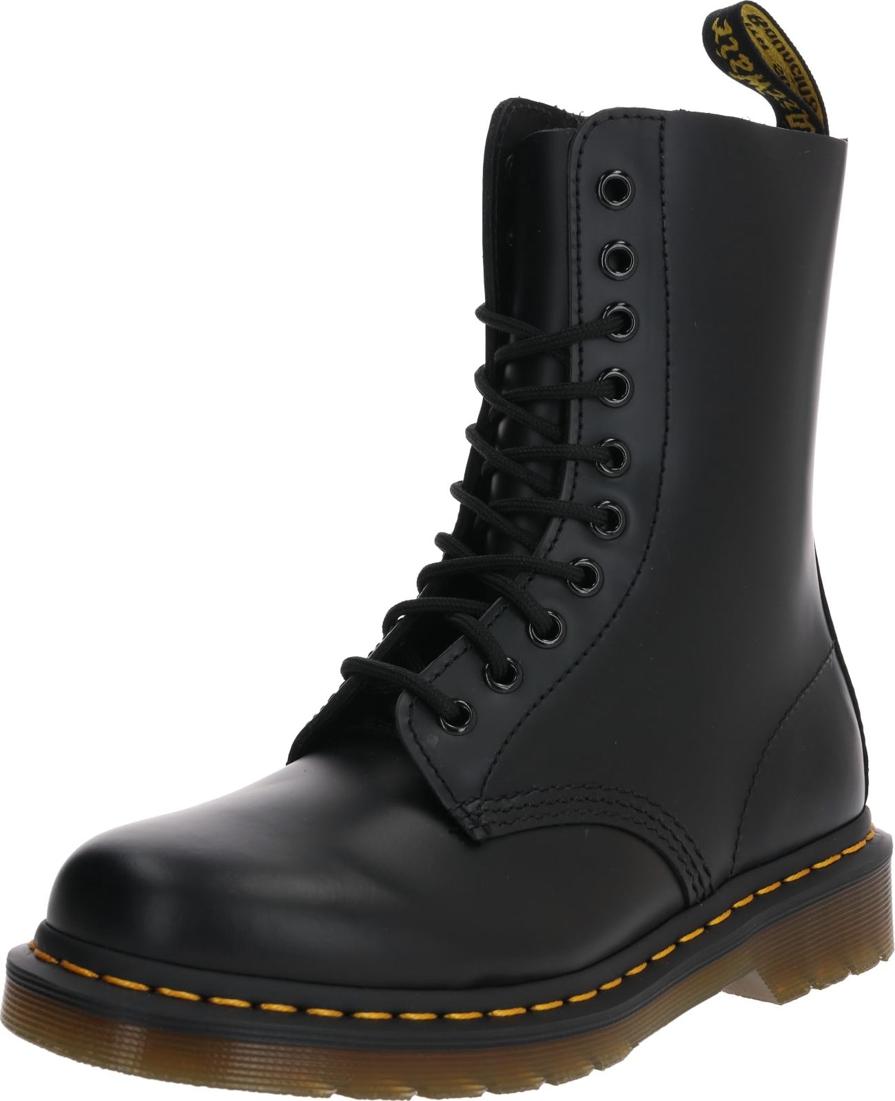 Dr. Martens Šněrovací kozačky černá