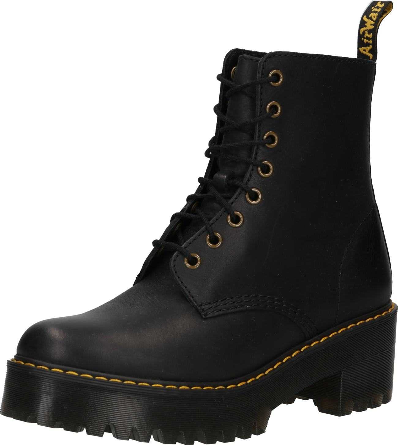 Dr. Martens Šněrovací kozačky 'Shriver Hi' černá