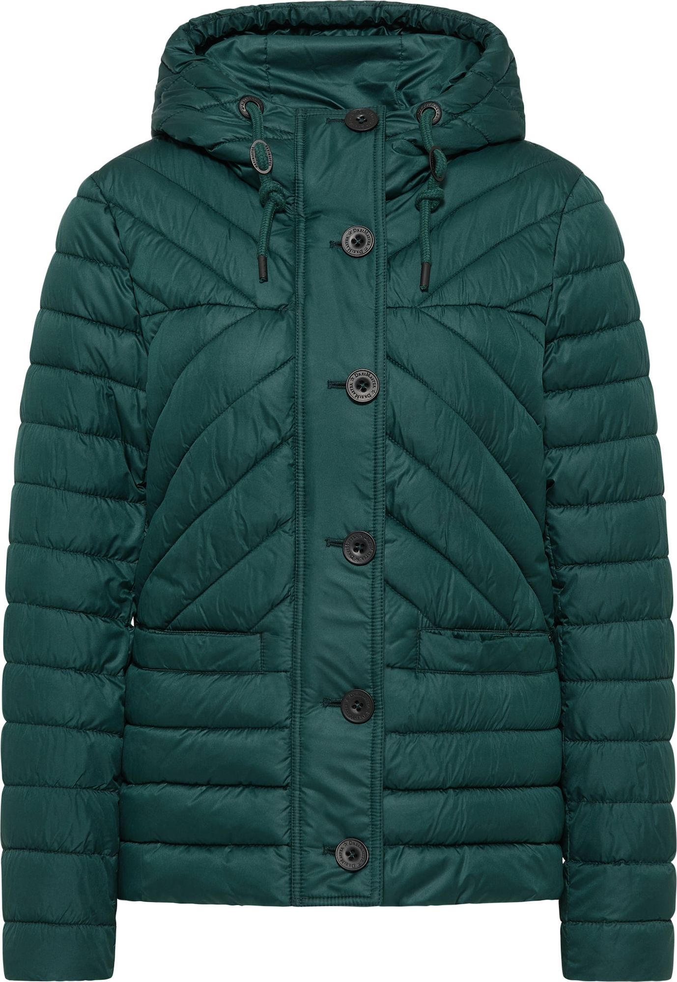 DreiMaster Klassik Zimní bunda tmavě zelená