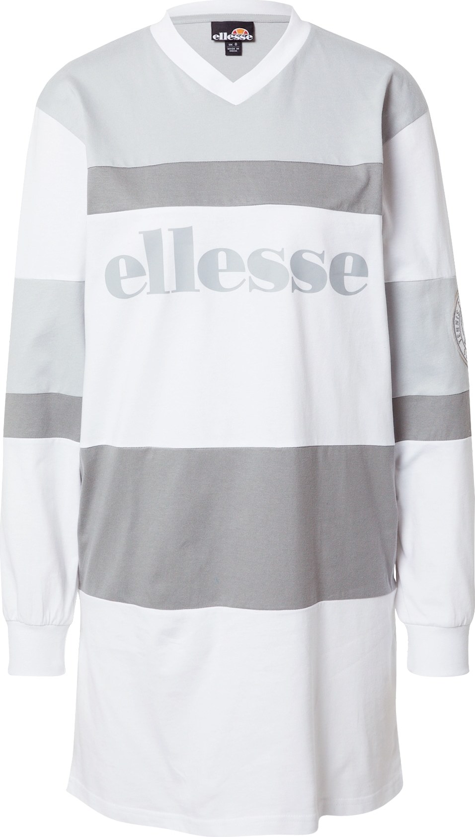 ELLESSE Tričko 'Grailest' bílá / světle šedá / režná