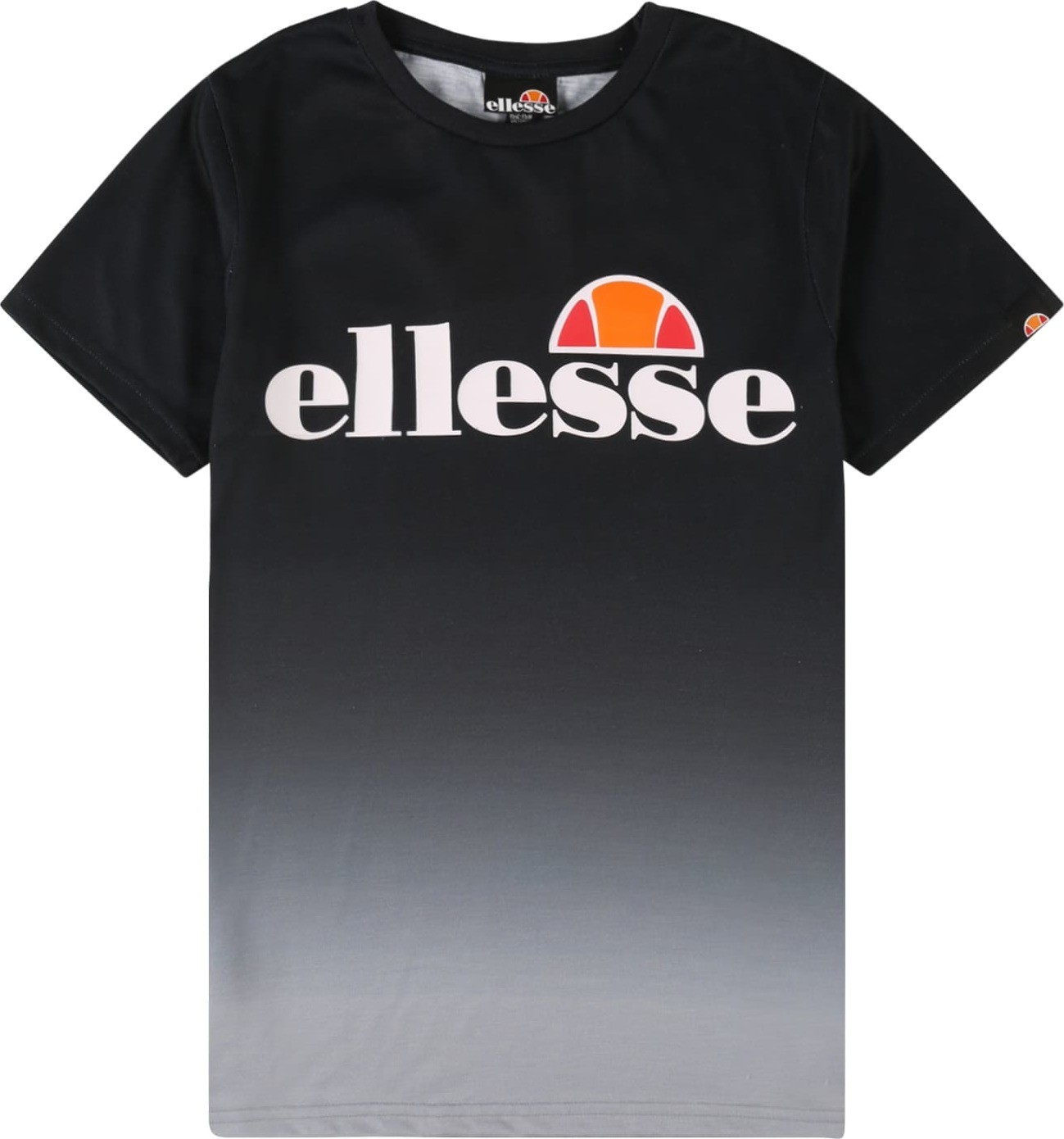 ELLESSE Tričko 'Malia' černá / světle šedá / bílá / oranžová / červená