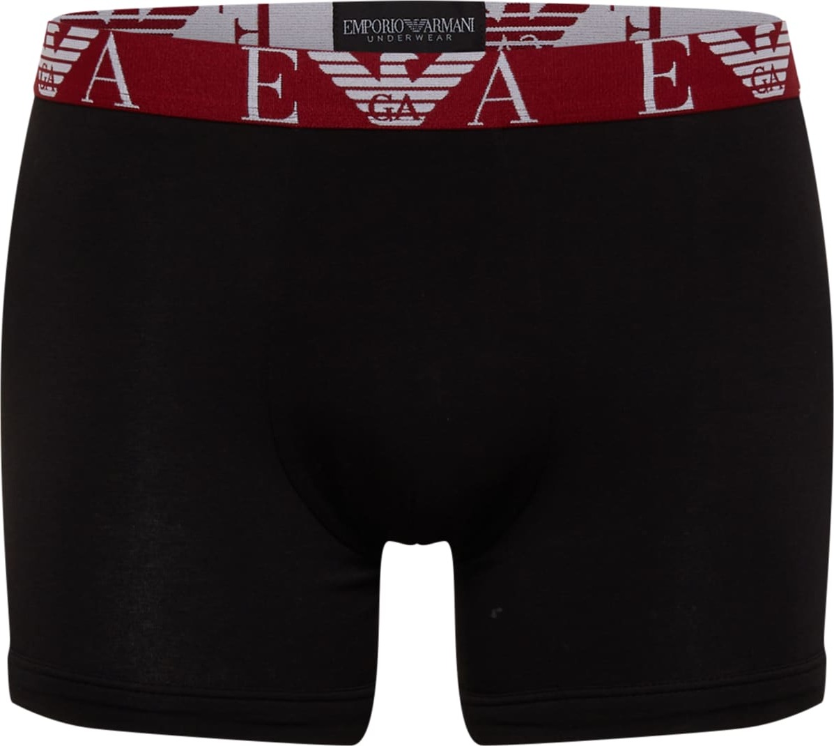 Emporio Armani Boxerky černá / tmavě červená