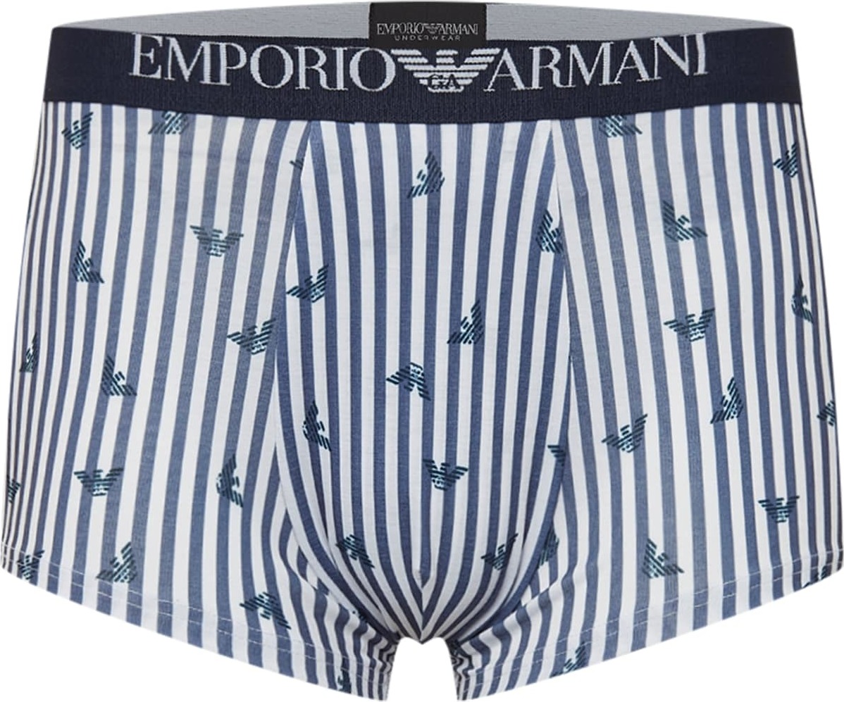 Emporio Armani Boxerky noční modrá / světlemodrá / marine modrá / bílá