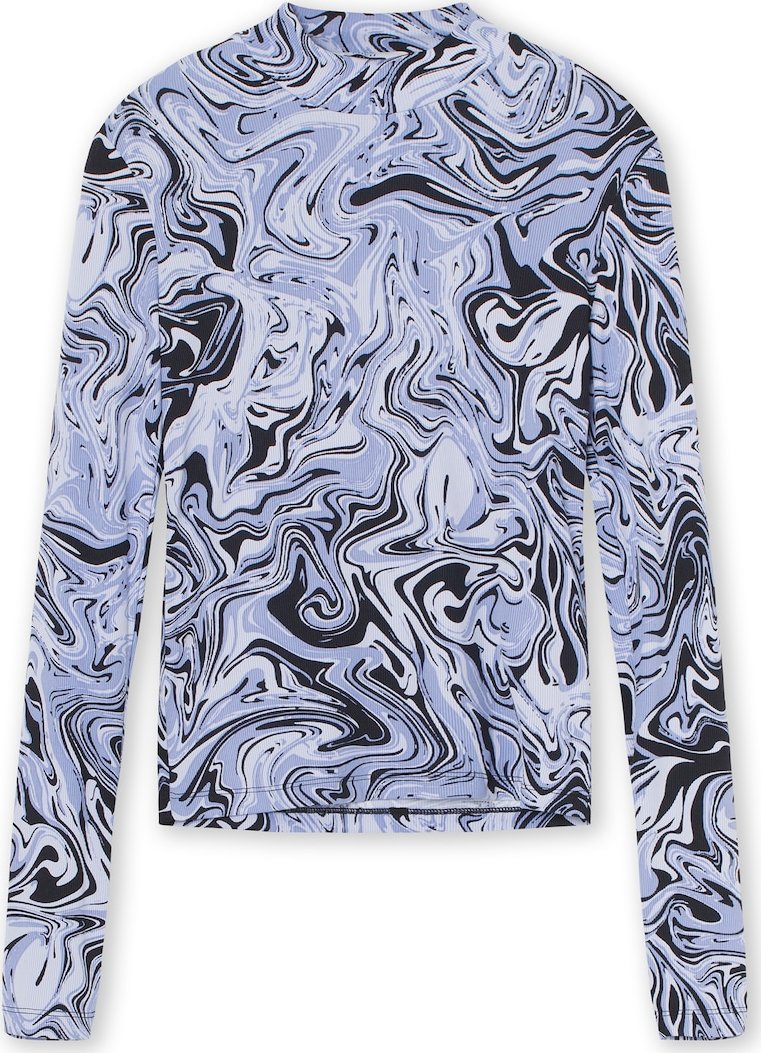 Envii Tričko 'Pear' námořnická modř / bílá / azurová