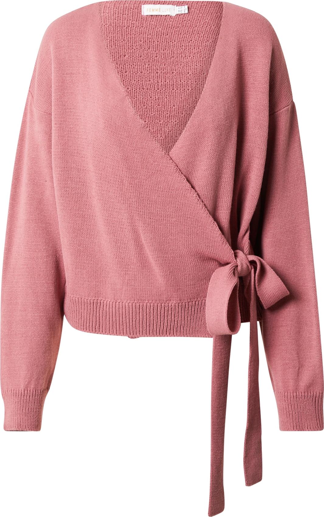 Femme Luxe Svetr 'RENEE' růžová