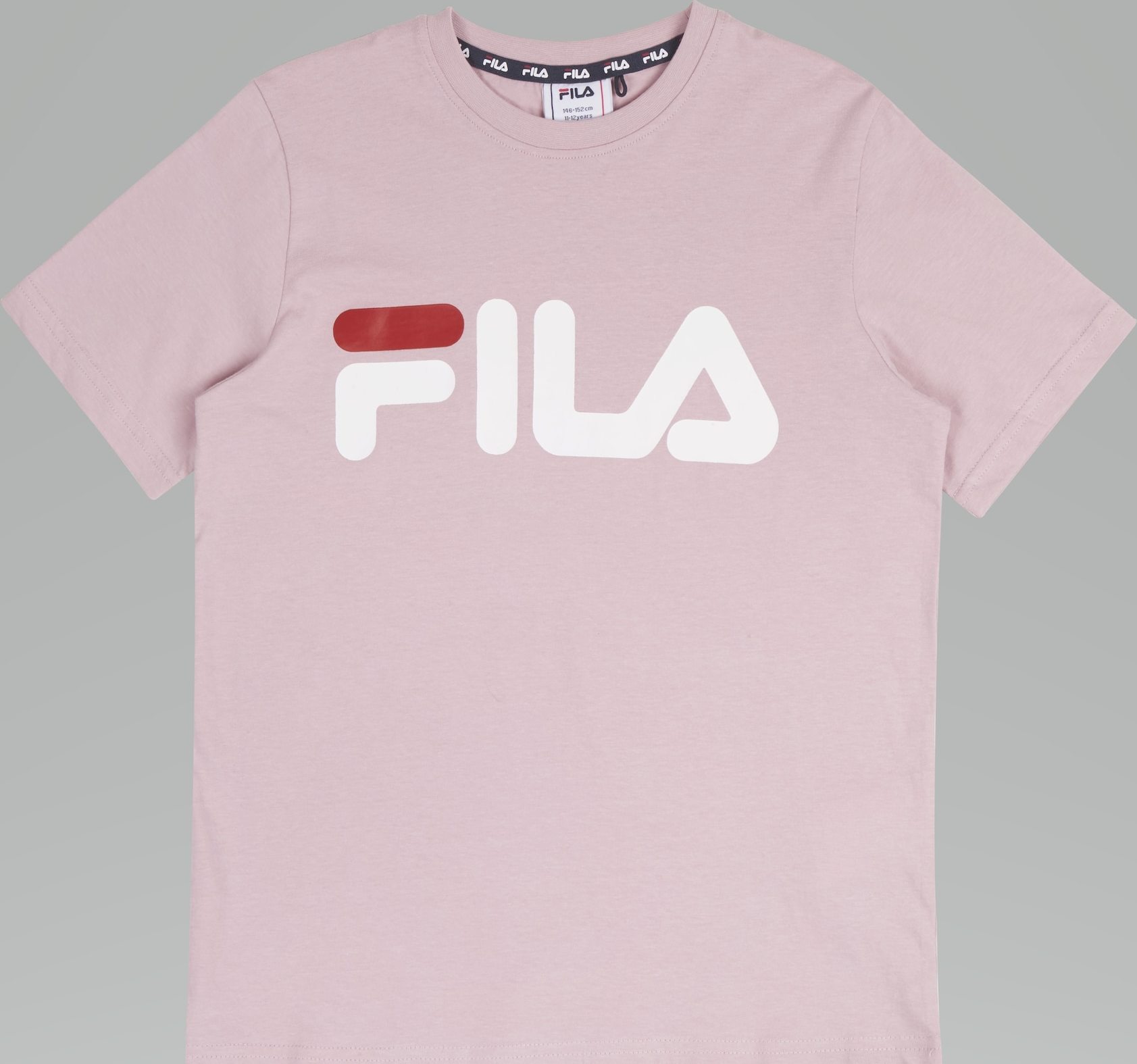 FILA Funkční tričko bílá / světle fialová / červená