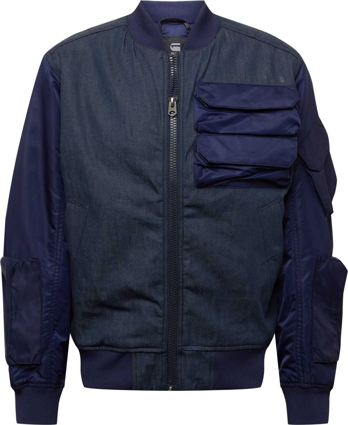 G-Star RAW Přechodná bunda chladná modrá / marine modrá