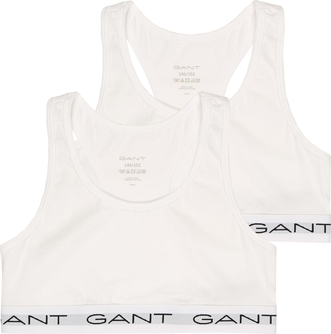 GANT Podprsenka bílá / černá