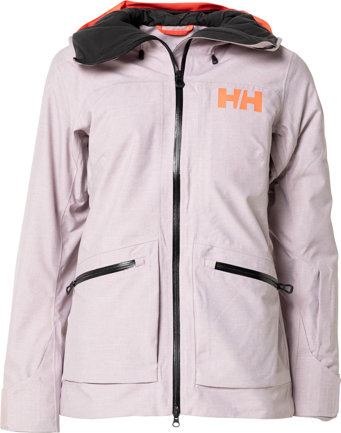 HELLY HANSEN Outdoorová bunda 'POWDERQUEEN 3.0' bledě fialová / černá / korálová