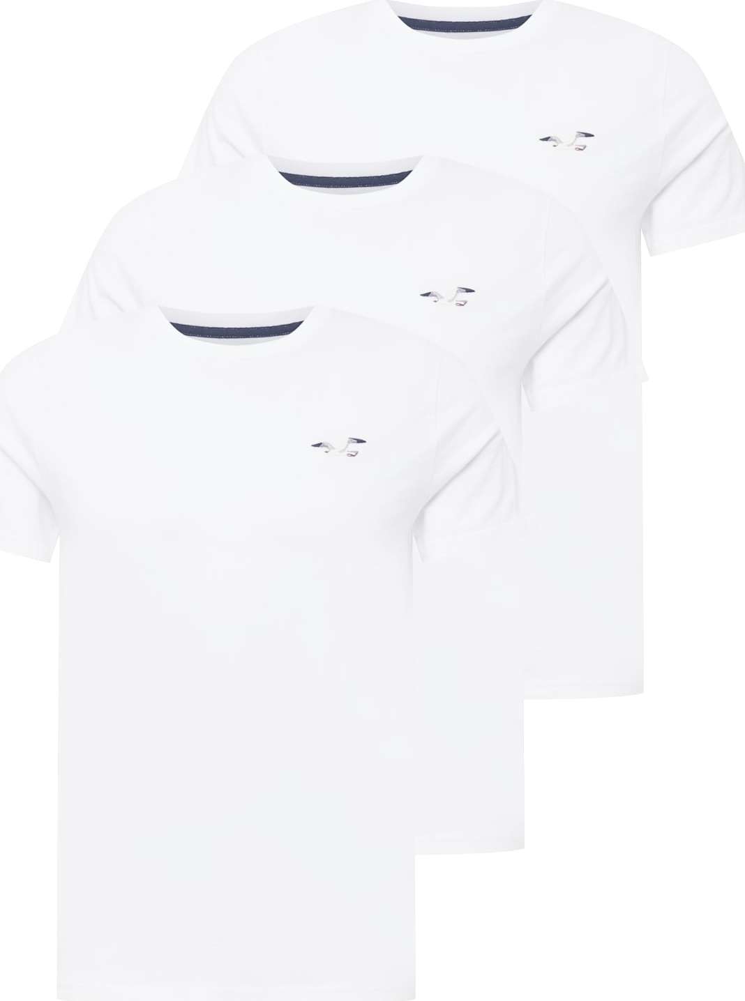 HOLLISTER Tričko bílá