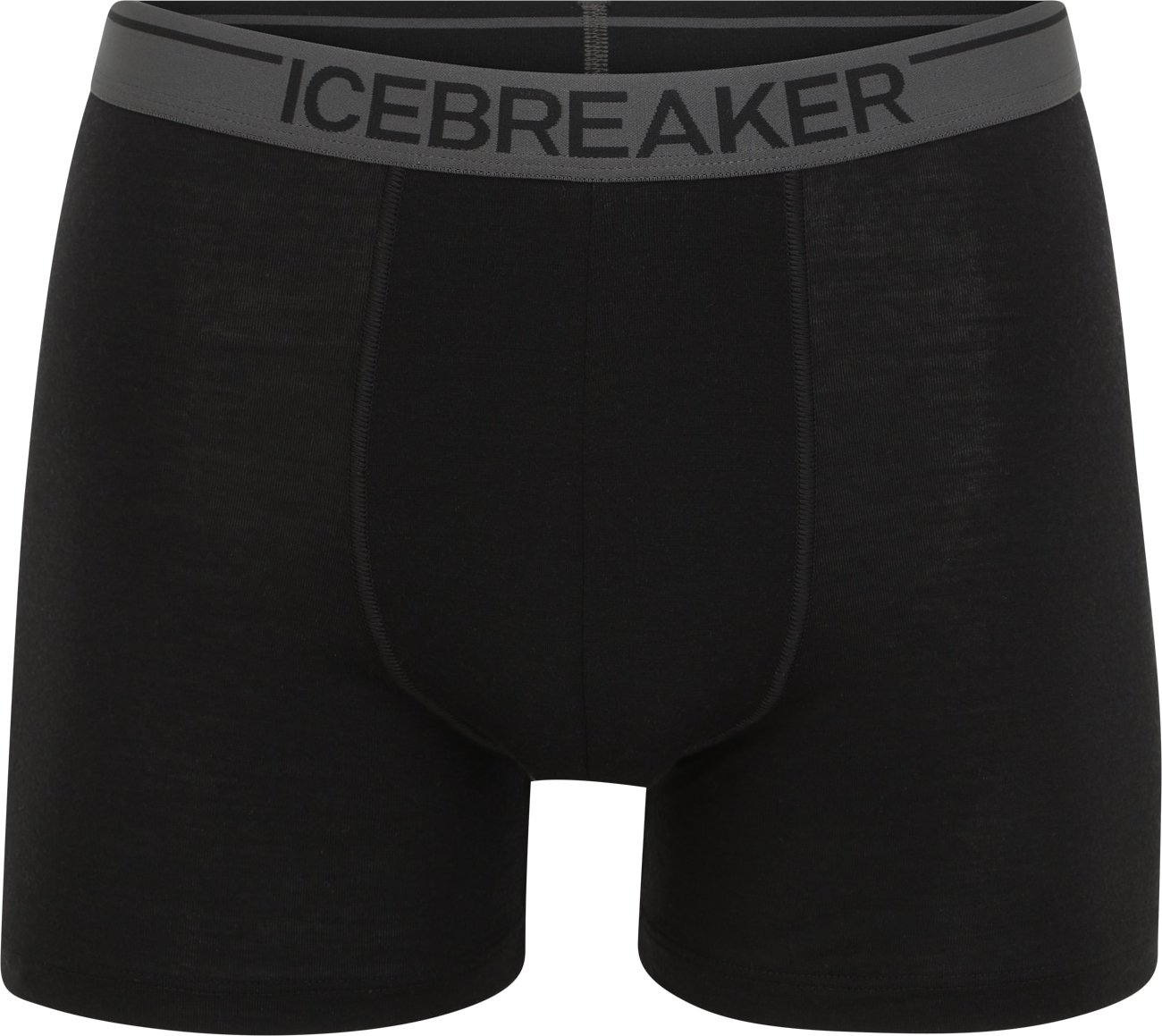 ICEBREAKER Sportovní spodní prádlo 'Anatomica' černá / šedá