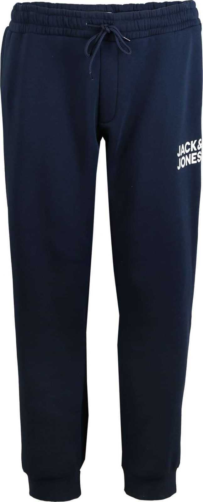 Jack & Jones Plus Kalhoty 'Gordon' bílá / námořnická modř
