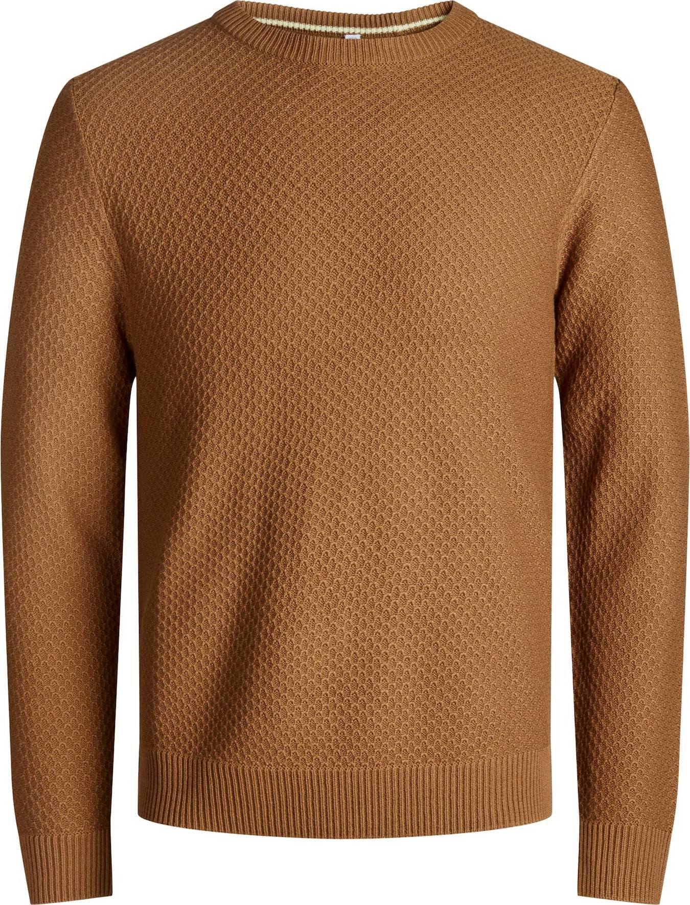 JACK & JONES Svetr 'Tons' karamelová
