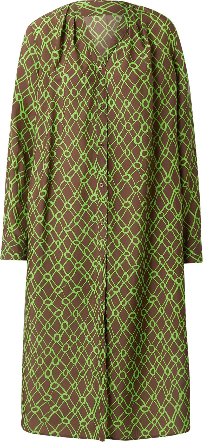 JNBY Košilové šaty zelená / olivová