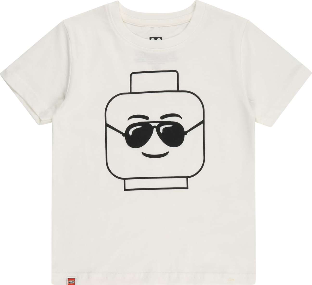 LEGO WEAR Tričko offwhite / černá