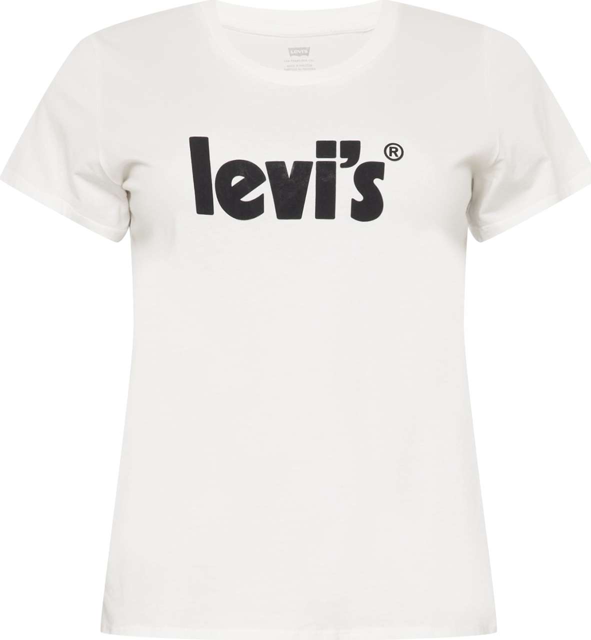 Levi's® Plus Tričko bílá / černá
