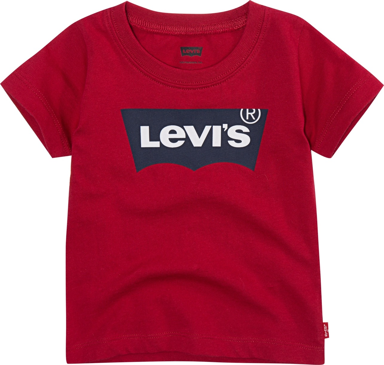 LEVI'S Tričko 'Batwing Tee' červená / bílá / námořnická modř