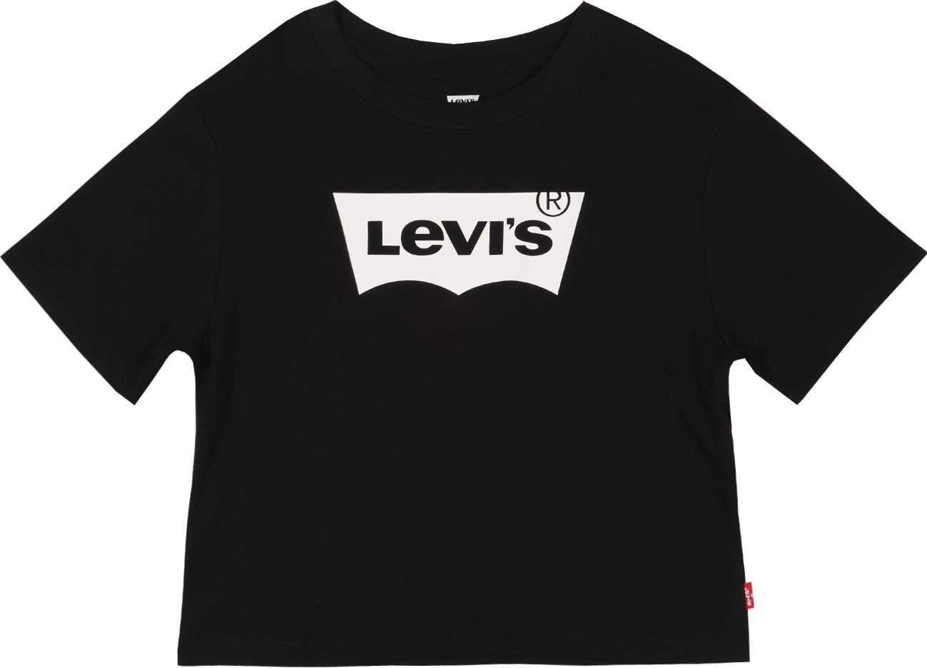 LEVI'S Tričko černá / bílá