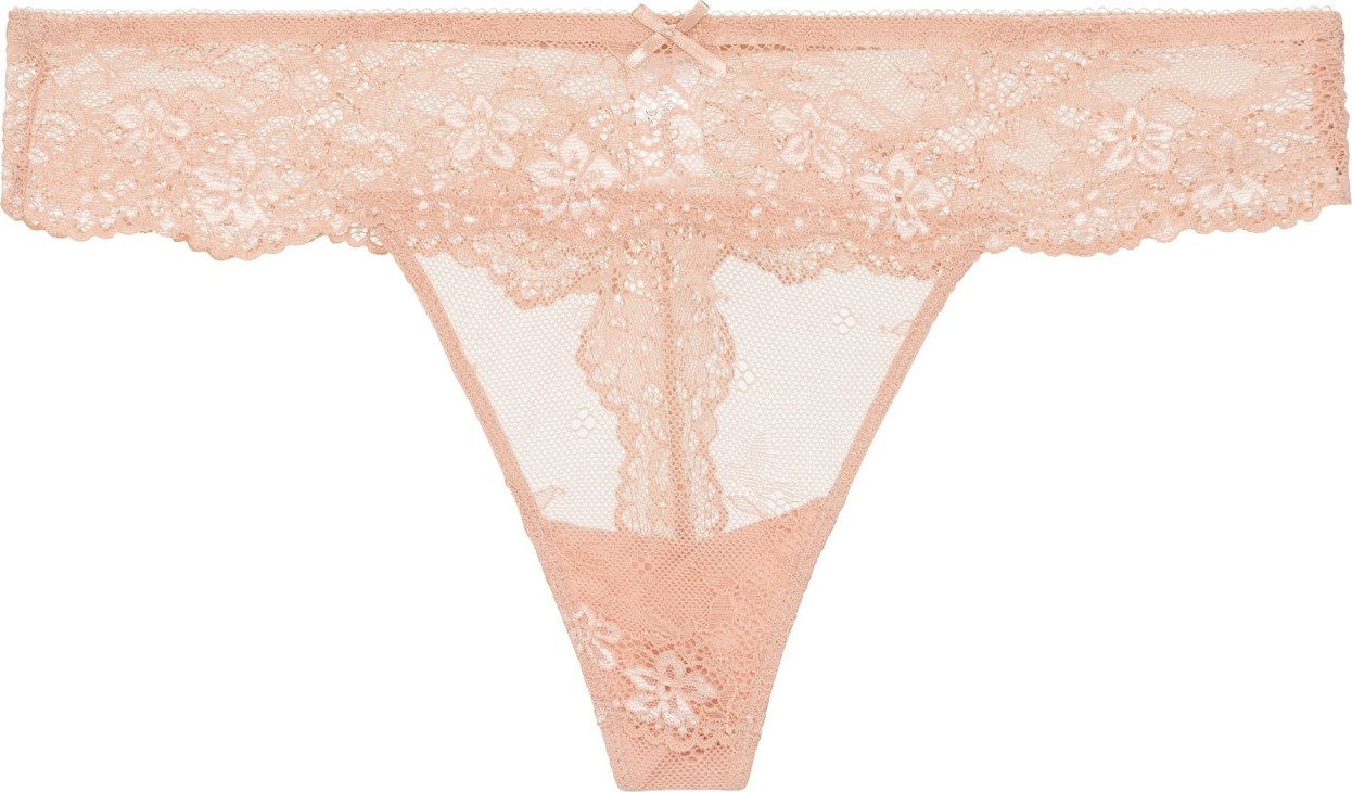 LingaDore Tanga 'DAILY LACE' meruňková